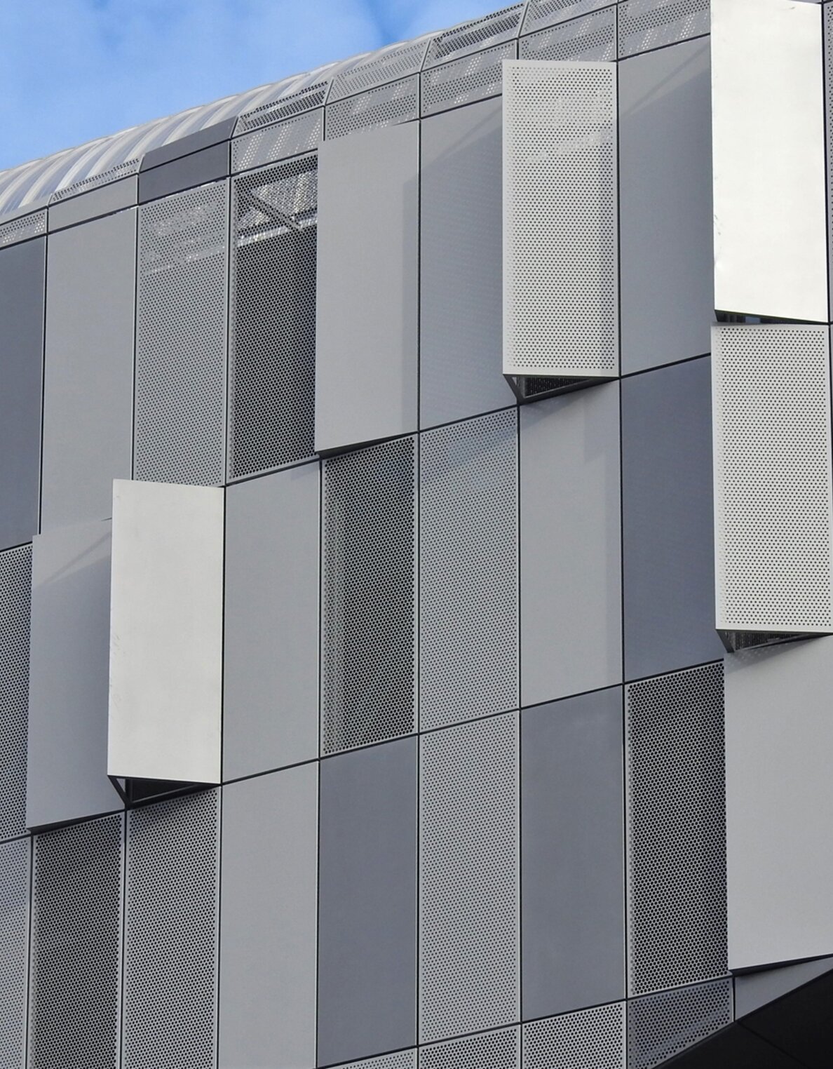 "Tottenham Stadium" facade system, aluminium, London