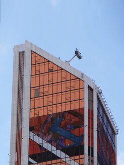 "Mercury City Tower", metal cladding panels aluminium & stainless steel | © Josef Gartner GmbH