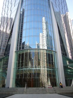 "One Island East" aluminium facade, Hong Kong