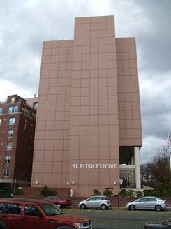 "St. Patrick's Home Rehabilitation and Health Care" facade construction aluminium, New York City